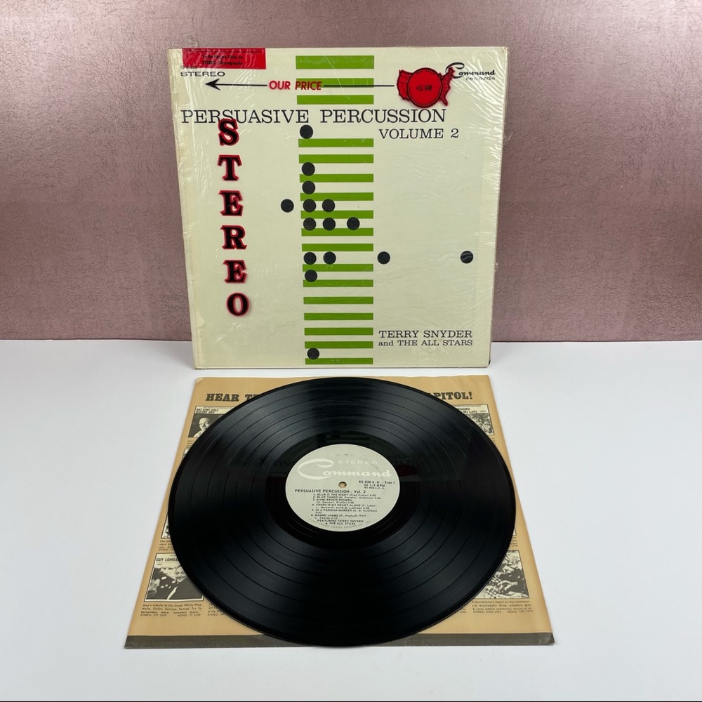 Terry Snyder And The All Stars Persuasive Percussion Vinyl Record Music 1959